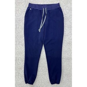 FIGS Techincal Collections Women's Navy Blue Jogger Scrubs / Size Small